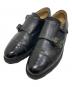 PARABOOT（パラブーツ）の古着「ダブルモンクストラップシューズ」｜ブラック