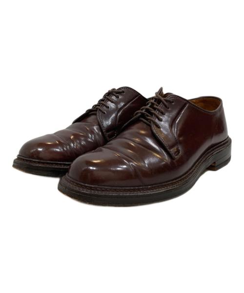 Alden（オールデン）Alden (オールデン) コードバンプレーントゥシューズ ブラウン サイズ:6Dの古着・服飾アイテム