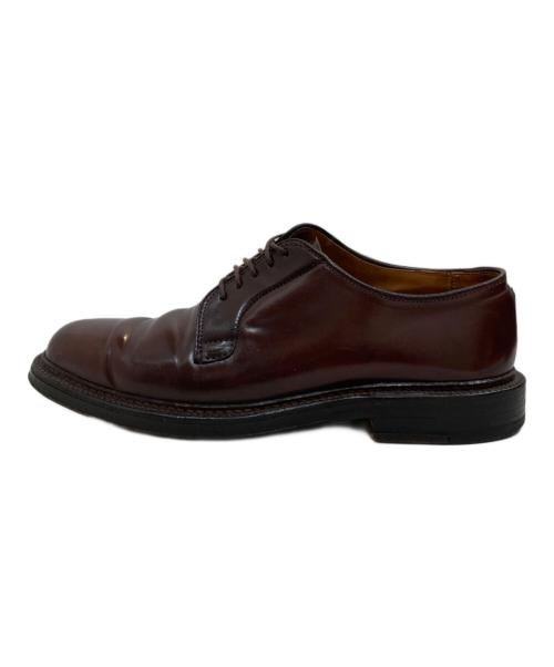 Alden（オールデン）Alden (オールデン) コードバンプレーントゥシューズ ブラウン サイズ:6Dの古着・服飾アイテム