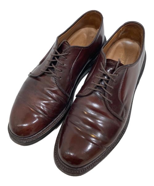 Alden（オールデン）Alden (オールデン) コードバンプレーントゥシューズ ブラウン サイズ:6Dの古着・服飾アイテム