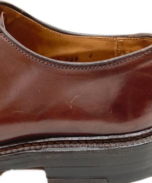 Alden（オールデン）Alden (オールデン) コードバンプレーントゥシューズ ブラウン サイズ:6Dの古着・服飾アイテム