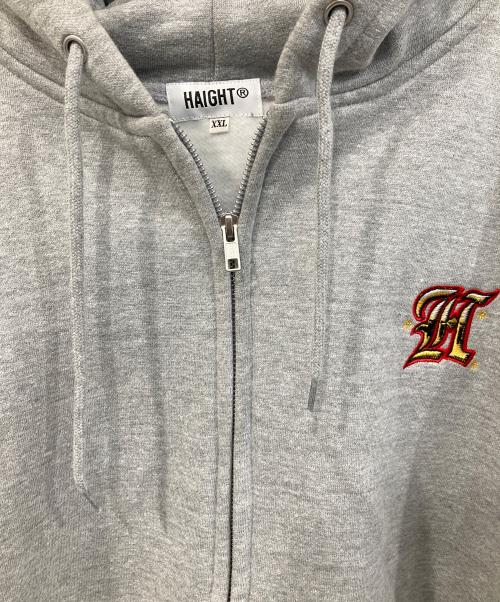 HAIGHT（ヘイト）HAIGHT (ヘイト) ジップパーカー グレー サイズ:XXLの古着・服飾アイテム