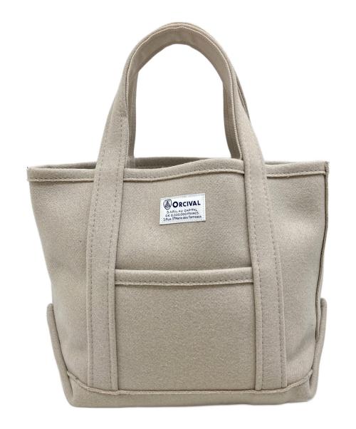 ORCIVAL（オーシバル）ORCIVAL (オーシバル) ハンドバッグ ベージュの古着・服飾アイテム
