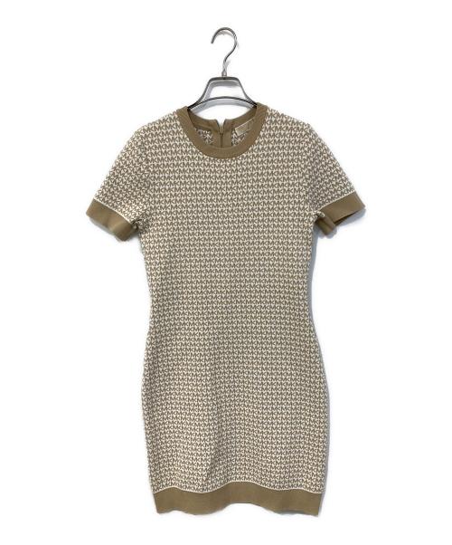 MICHAEL KORS（マイケルコース）MICHAEL KORS (マイケル・コース) 半袖ワンピース ベージュ サイズ:SIZE Sの古着・服飾アイテム