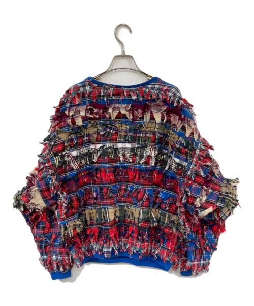 PAULA SWEET（ポーラスウィート）paula sweet (ポーラスウィート) フリンジ プルオーバ レッド サイズ:-の古着・服飾アイテム