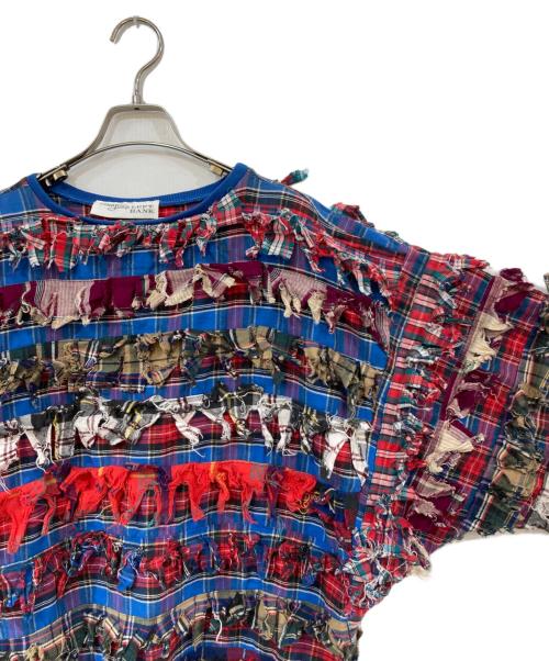 PAULA SWEET（ポーラスウィート）paula sweet (ポーラスウィート) フリンジ プルオーバ レッド サイズ:-の古着・服飾アイテム