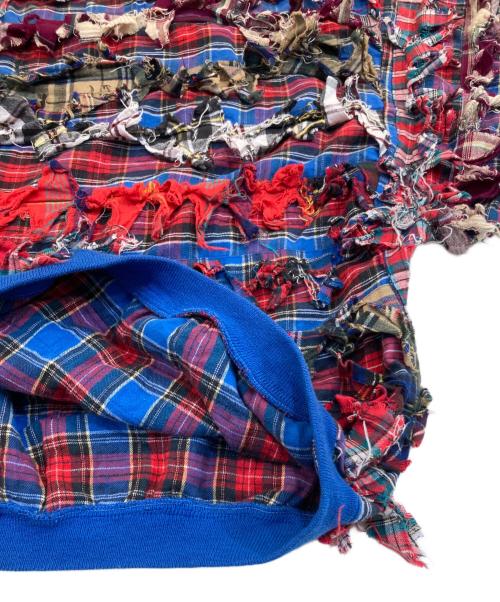 PAULA SWEET（ポーラスウィート）paula sweet (ポーラスウィート) フリンジ プルオーバ レッド サイズ:-の古着・服飾アイテム