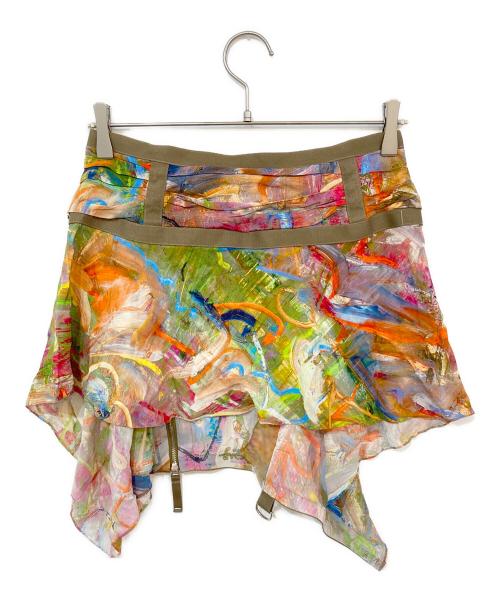 DIESEL（ディーゼル）DIESEL (ディーゼル) O-DIANTHA-PRINT レインボー サイズ:36の古着・服飾アイテム