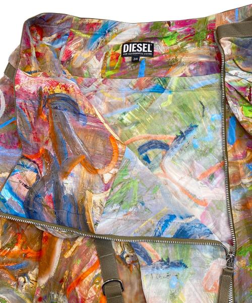 DIESEL（ディーゼル）DIESEL (ディーゼル) O-DIANTHA-PRINT レインボー サイズ:36の古着・服飾アイテム