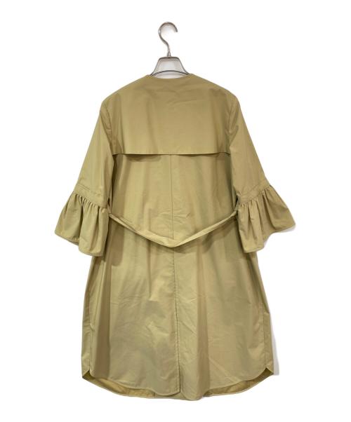 23区lab（ニジュウサンクラボ）23区lab (ニジュウサンクラボ) ノーカラーワンピース ベージュ サイズ:38の古着・服飾アイテム