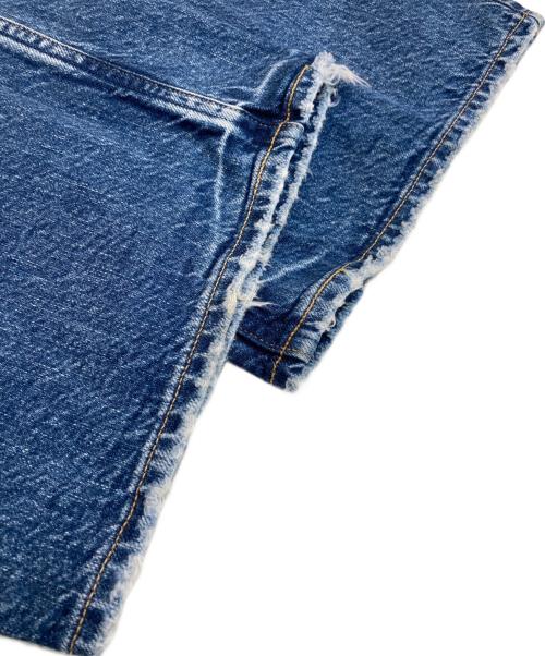 upper hights（アッパーハイツ）upper hights (アッパーハイツ) ワイドストレートデニムパンツ インディゴ サイズ:22の古着・服飾アイテム