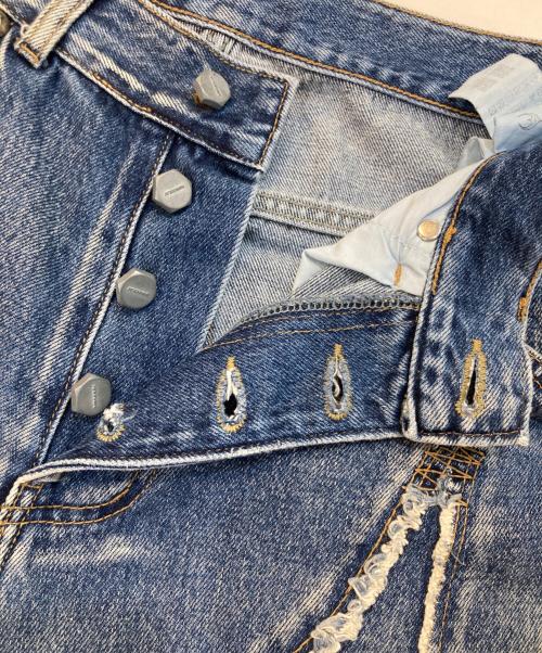 THUG CLUB（サグ クラブ）THUG CLUB (サグ クラブ) TRIBAL DENIM PANT/トライバルデニムパンツ インディゴ サイズ:SIZE 2の古着・服飾アイテム