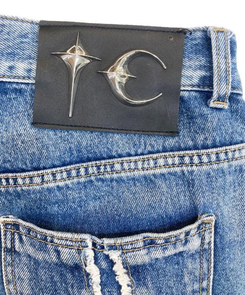 THUG CLUB（サグ クラブ）THUG CLUB (サグ クラブ) TRIBAL DENIM PANT/トライバルデニムパンツ インディゴ サイズ:SIZE 2の古着・服飾アイテム