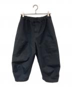 BLACK COMME des GARCONSブラックコムデギャルソン）の古着「クロップドパンツ」｜ブラック