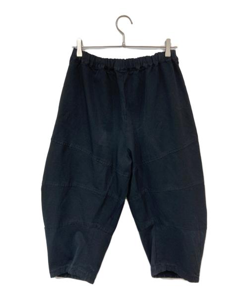 BLACK COMME des GARCONS（ブラックコムデギャルソン）BLACK COMME des GARCONS (ブラックコムデギャルソン) クロップドパンツ ブラック サイズ:Sの古着・服飾アイテム