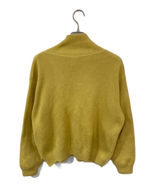 GR10K（ジーアールテンケー）GR10K (ジーアールテンケー) ハーフジップニット イエロー サイズ:Ｍの古着・服飾アイテム