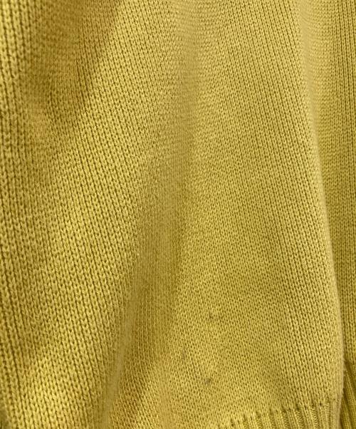 GR10K（ジーアールテンケー）GR10K (ジーアールテンケー) ハーフジップニット イエロー サイズ:Ｍの古着・服飾アイテム