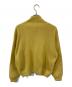 GR10K (ジーアールテンケー) ハーフジップニット イエロー サイズ:Ｍ：7000円