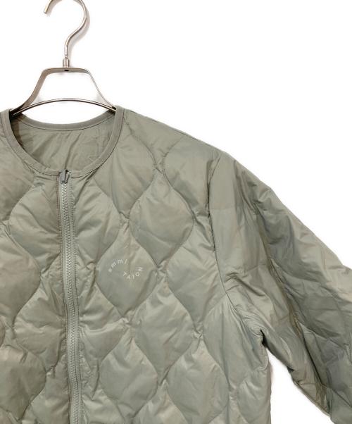 emmi atelier（エミアトリエ）emmi atelier (エミアトリエ) TAION (タイオン) リバーシブルダウンジャケット グリーン サイズ:SIZE Freeの古着・服飾アイテム