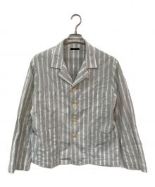 east harbour surplus（イーストハーバーサープラス）の古着「ストライプジャケット」｜グレー