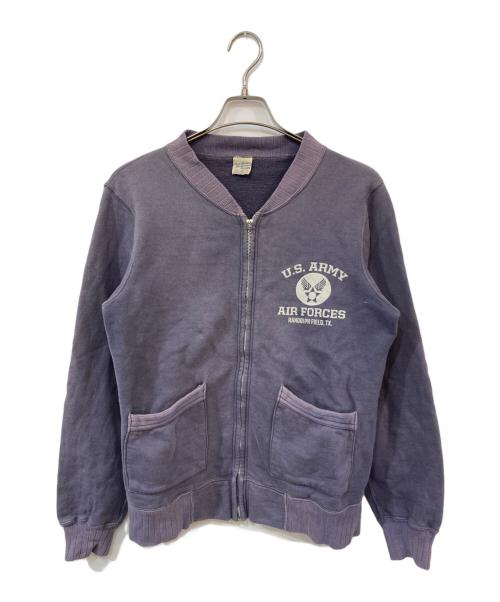BUZZ RICKSON'S（バズリクソンズ）BUZZ RICKSON'S (バズリクソンズ) SET-IN ZIP SWEAT SHIRTS U.S. ARMY AIR FORCE/セットインジップスウェットシャツU.S.アーミーエアフォース ナス紺 サイズ:SIZE Lの古着・服飾アイテム