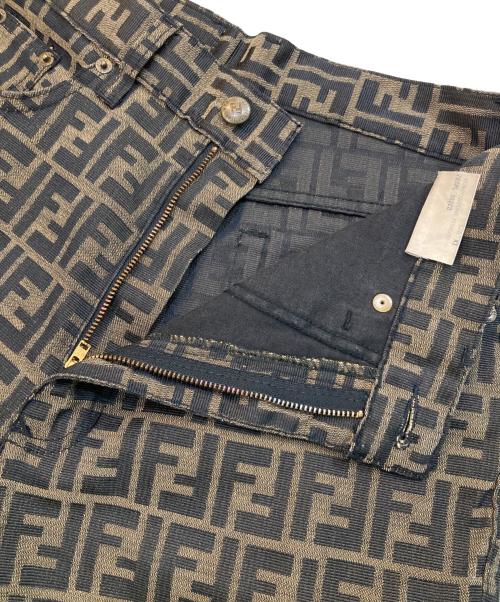 FENDI（フェンディ）FENDI (フェンディ) ズッカ柄パンツ ブラウン サイズ:SIZE 29インチの古着・服飾アイテム