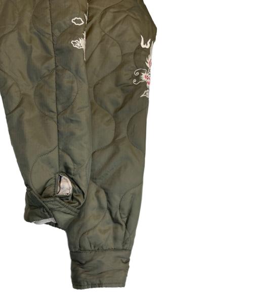 HOUSTON（ヒューストン）HOUSTON (ヒューストン) ベトナムキルティングジャケット カーキ サイズ:SIZE Lの古着・服飾アイテム