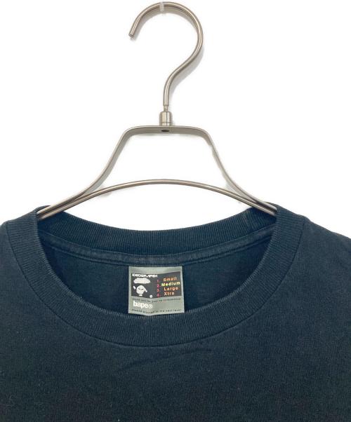 A BATHING APE（アベイシングエイプ）A BATHING APE (アベイシングエイプ) プリントTシャツ ブラック サイズ:SIZE Mの古着・服飾アイテム