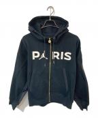 JORDANジョーダン）の古着「AS M J PSG FLEECE TRAVEL FZ」｜ブラック