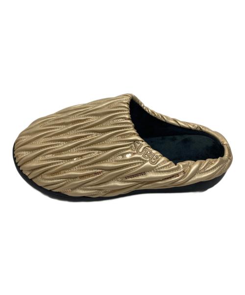 SUBU（スブ）SUBU (スブ) Banquet スパンコール ミュール ゴールド サイズ:28～29.5 未使用品の古着・服飾アイテム