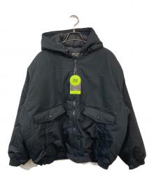 World Famous Sports（ワールドフェイマススポーツ）の古着「コットン インサレート フード ジャケット」｜ブラック