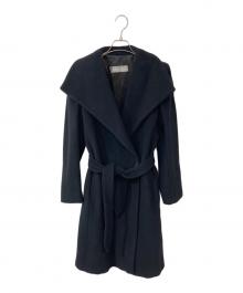 MaxMara（マックスマーラ）の古着「ウールコート」｜ブラック