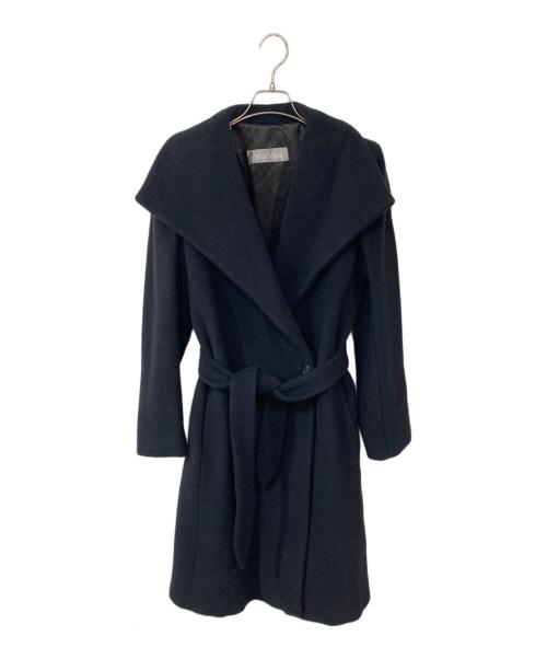 MaxMara（マックスマーラ）MaxMara (マックスマーラ) ウールコート ブラック サイズ:SIZE 44の古着・服飾アイテム