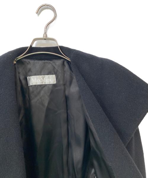 MaxMara（マックスマーラ）MaxMara (マックスマーラ) ウールコート ブラック サイズ:SIZE 44の古着・服飾アイテム
