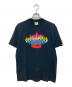 BAPE BY A BATHING APE（ベイプバイアベイシングエイプ）の古着「フレイムプリントTシャツ」｜ブラック