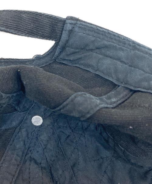 DIESEL（ディーゼル）DIESEL (ディーゼル) ダメージデザインキャップ ブラックの古着・服飾アイテム