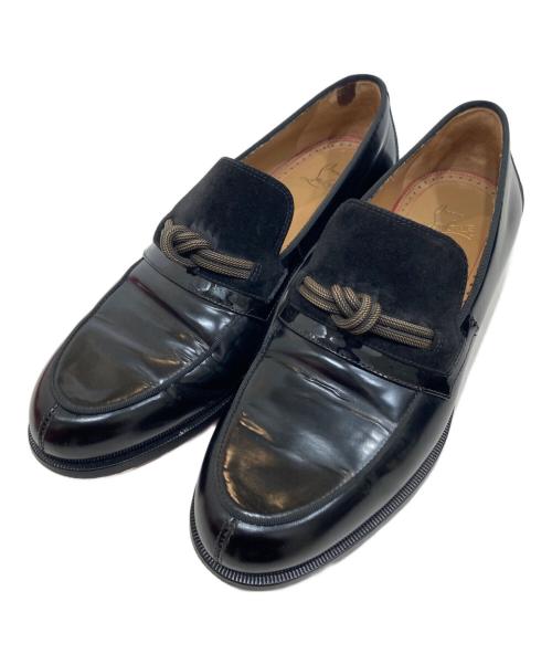 Christian Louboutin（クリスチャン・ルブタン）Christian Louboutin (クリスチャン・ルブタン) ローファー ブラック サイズ:42の古着・服飾アイテム