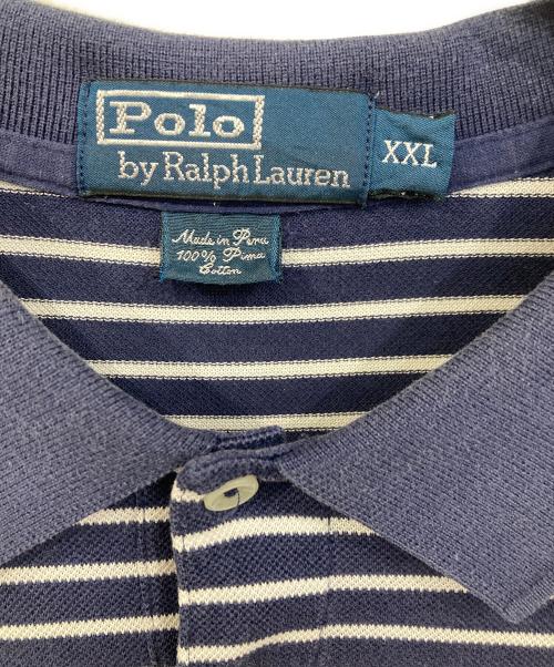 POLO RALPH LAUREN（ポロ・ラルフローレン）POLO RALPH LAUREN (ポロ・ラルフローレン) ポロシャツ ネイビー サイズ:SIZE XXLの古着・服飾アイテム