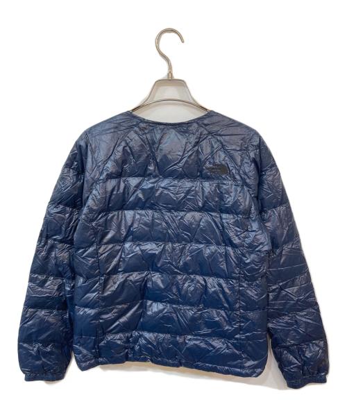 THE NORTH FACE（ザ ノース フェイス）THE NORTH FACE (ザ ノース フェイス) ライトヒートダウンカーディガン ネイビー サイズ:FREEの古着・服飾アイテム