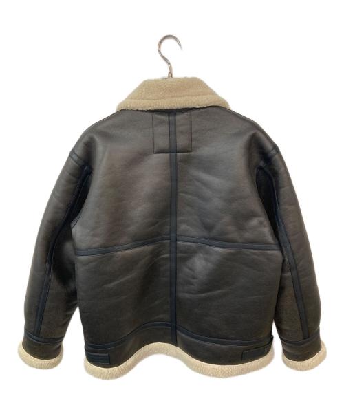 ALPHA（アルファ）ALPHA (アルファ) B-3フェイクムートンフライトジャケット ブラウン サイズ:SIZE Lの古着・服飾アイテム