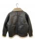 ALPHA (アルファ) B-3フェイクムートンフライトジャケット ブラウン サイズ:SIZE L：12000円