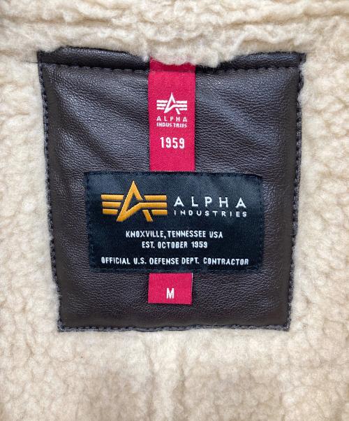 ALPHA（アルファ）ALPHA (アルファ) フライトジャケット ブラウン サイズ:SIZE Mの古着・服飾アイテム
