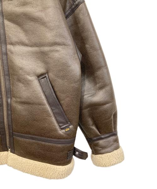 ALPHA（アルファ）ALPHA (アルファ) フライトジャケット ブラウン サイズ:SIZE Mの古着・服飾アイテム