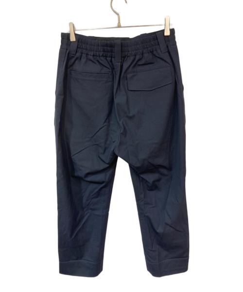 MARGARET HOWELL（マーガレットハウエル）MARGARET HOWELL (マーガレットハウエル) FINE WOOL POPLIN TROUSERS ネイビー サイズ:SIZE Lの古着・服飾アイテム