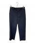 MARGARET HOWELL（マーガレットハウエル）の古着「FINE WOOL POPLIN TROUSERS」｜ネイビー