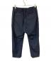 MARGARET HOWELL (マーガレットハウエル) FINE WOOL POPLIN TROUSERS ネイビー サイズ:SIZE L：7000円