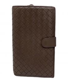 BOTTEGA VENETA（ボッテガベネタ）の古着「イントレチャートウォレット」｜ブラウン