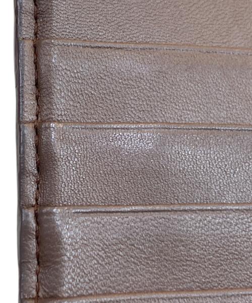 BOTTEGA VENETA（ボッテガベネタ）BOTTEGA VENETA (ボッテガベネタ) イントレチャートウォレット ブラウンの古着・服飾アイテム