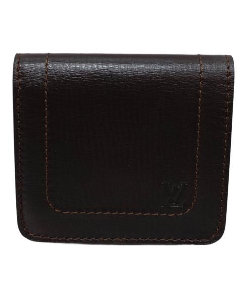 LOUIS VUITTON（ルイ ヴィトン）LOUIS VUITTON (ルイ ヴィトン) ポルトビエ3カルトクレディ　ユタ ブラウンの古着・服飾アイテム