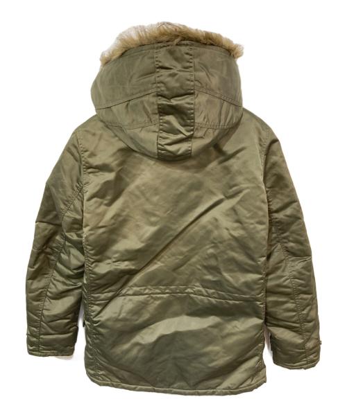 Hysteric Glamour（ヒステリックグラマー）Hysteric Glamour (ヒステリックグラマー) N-3Bタイプファー付きフライトジャケット カーキ サイズ:ｓの古着・服飾アイテム